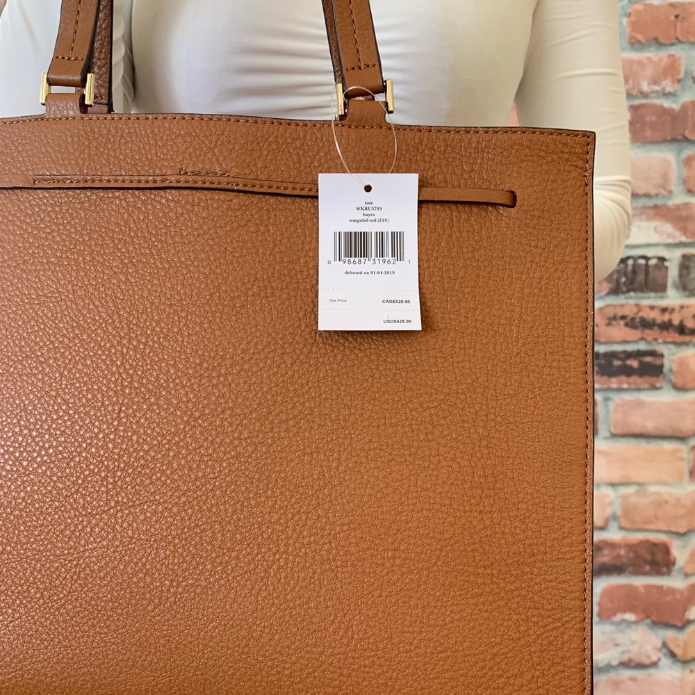 Kate spade LARGE Hayes tote warm ginger handbag - Picture 5 of 8